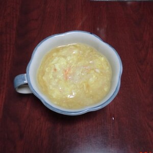 カニたまスープ！